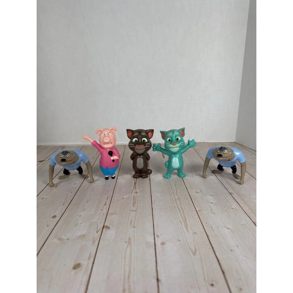 McDonalds Happy Meal Toy‎ Lot Talking Tom Friends Sing Movie Figures 2015–2016
